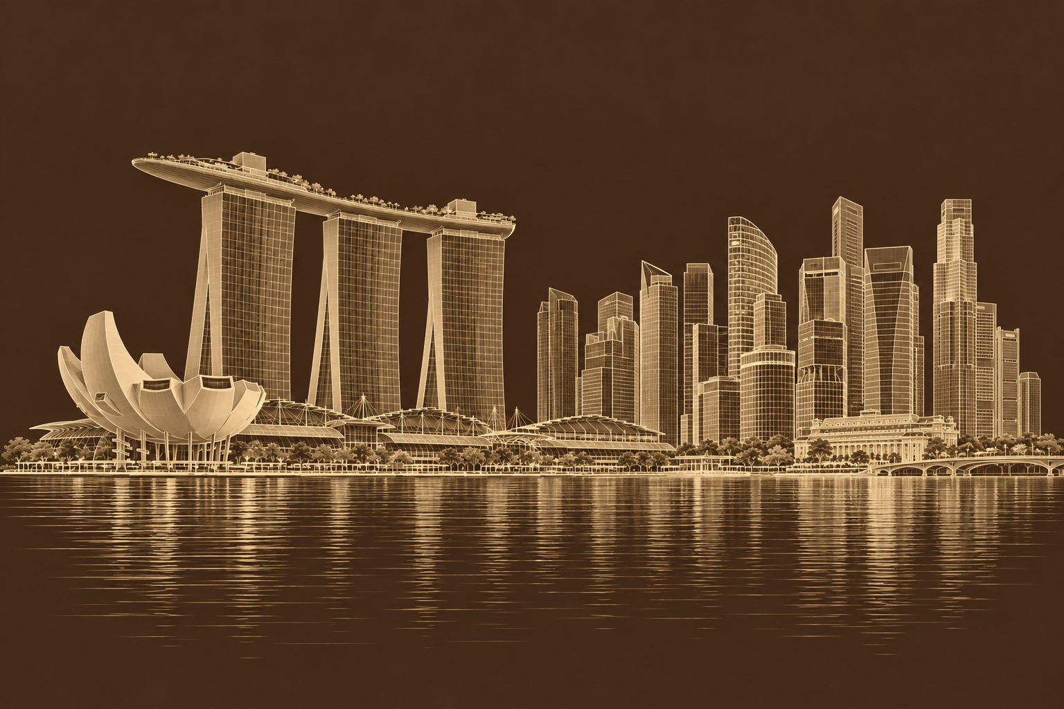 Singapore · Global Investor Programme · architectural illustration
