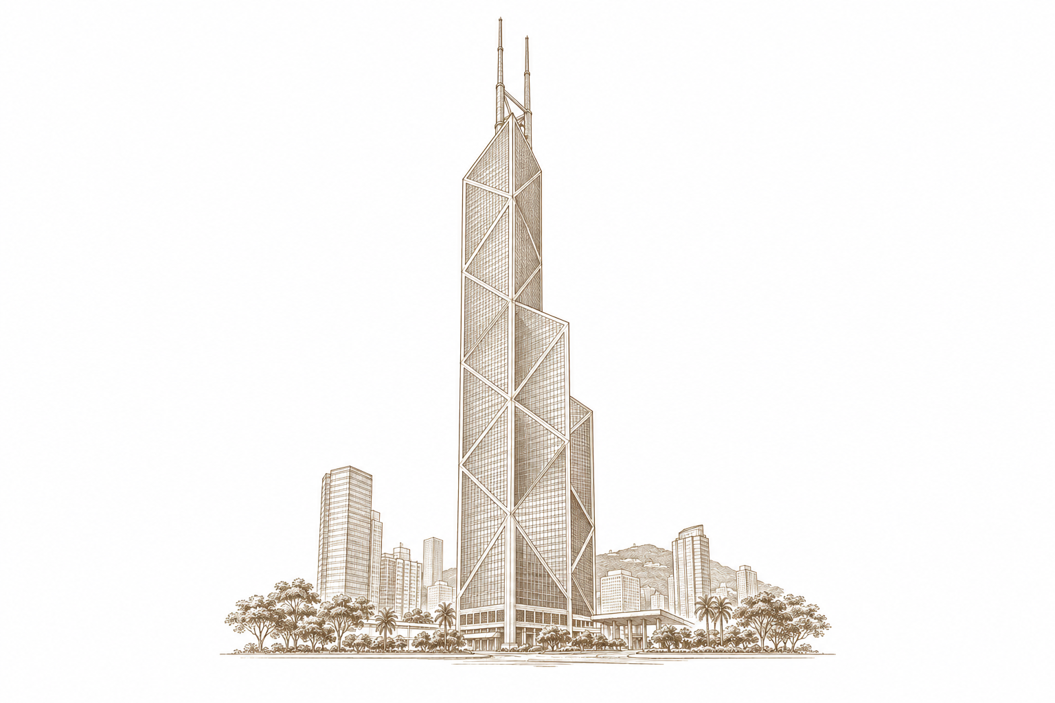 中银大厦 · 中环,香港